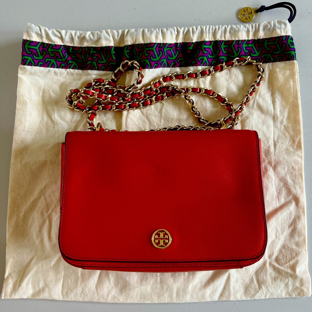 Tory Burch Red Crossbody Bag
